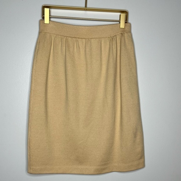 St. John Collection Santana Knit Pull On Knee-Length Skirt - Picture 2 of 4